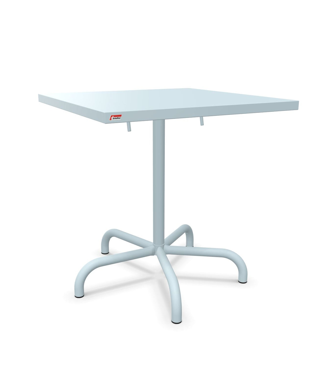 Schaffner Säntis Table repas rabattable 70x70cm Bleu Pastel 51 Bleu Pastel 51 