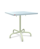 Schaffner Säntis Table repas rabattable 70x70cm Bleu Pastel 51 Vert Pastel 64 