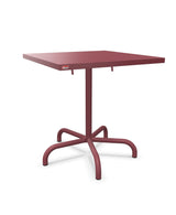 Schaffner Säntis Table repas rabattable 70x70cm Bordeaux 38 Bordeaux 38 