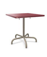 Schaffner Säntis Table repas rabattable 70x70cm Bordeaux 38 Champagne 85 