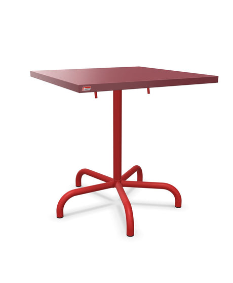 Schaffner Säntis Table repas rabattable 70x70cm Bordeaux 38 Rouge 30 