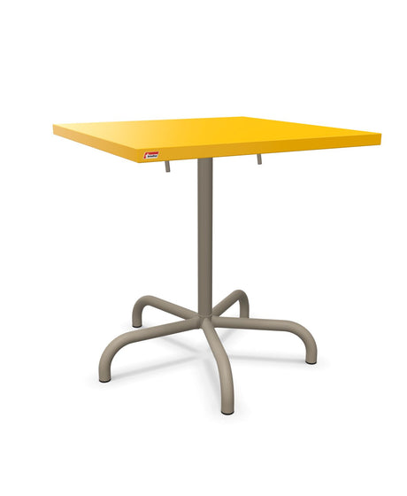 Schaffner Säntis Table repas rabattable 70x70cm Jaune 11 Champagne 85 