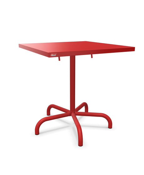 Schaffner Säntis Table repas rabattable 70x70cm Rouge 30 Rouge 30 