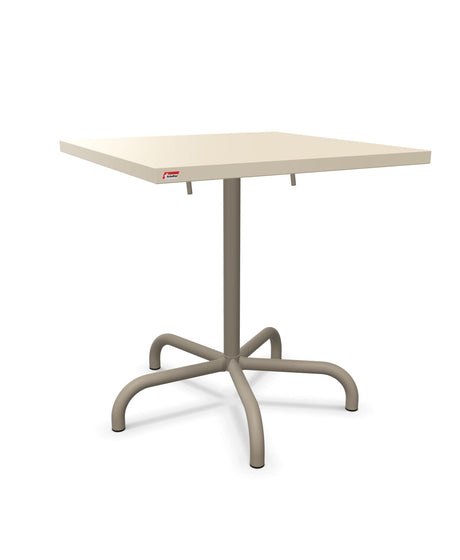 Schaffner Säntis Table repas rabattable 70x70cm Sable Pastel 15 Champagne 85 