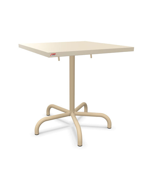 Schaffner Säntis Table repas rabattable 70x70cm Sable Pastel 15 Marron Pastel 83 