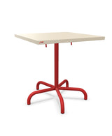 Schaffner Säntis Table repas rabattable 70x70cm Sable Pastel 15 Rouge 30 