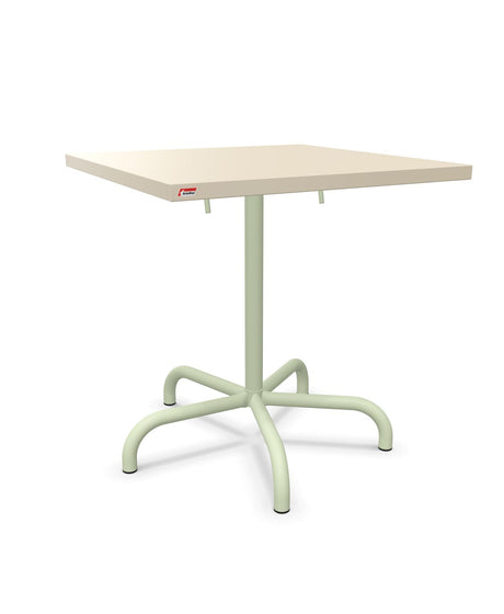 Schaffner Säntis Table repas rabattable 70x70cm Sable Pastel 15 Vert Pastel 64 