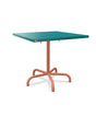Schaffner Säntis Table repas rabattable 80x80cm Bleu Kali 56 Terracotta 84 
