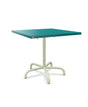 Schaffner Säntis Table repas rabattable 80x80cm Bleu Kali 56 Vert Pastel 64 