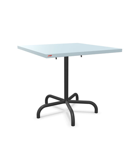 Schaffner Säntis Table repas rabattable 80x80cm Bleu Pastel 51 Anthracite 77 
