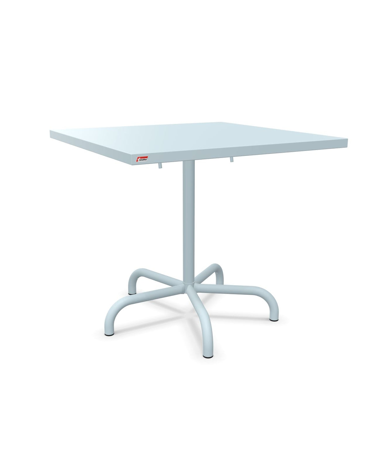 Schaffner Säntis Table repas rabattable 80x80cm Bleu Pastel 51 Bleu Pastel 51 