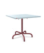 Schaffner Säntis Table repas rabattable 80x80cm Bleu Pastel 51 Bordeaux 38 