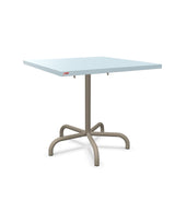 Schaffner Säntis Table repas rabattable 80x80cm Bleu Pastel 51 Champagne 85 