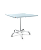 Schaffner Säntis Table repas rabattable 80x80cm Bleu Pastel 51 Galvanisé à chaud 02 