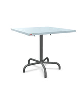 Schaffner Säntis Table repas rabattable 80x80cm Bleu Pastel 51 Graphite 73 
