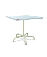 Schaffner Säntis Table repas rabattable 80x80cm Bleu Pastel 51 Vert Pastel 64 