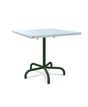 Schaffner Säntis Table repas rabattable 80x80cm Bleu Pastel 51 Vert Sapin 66 