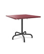 Schaffner Säntis Table repas rabattable 80x80cm Bordeaux 38 Anthracite 77 