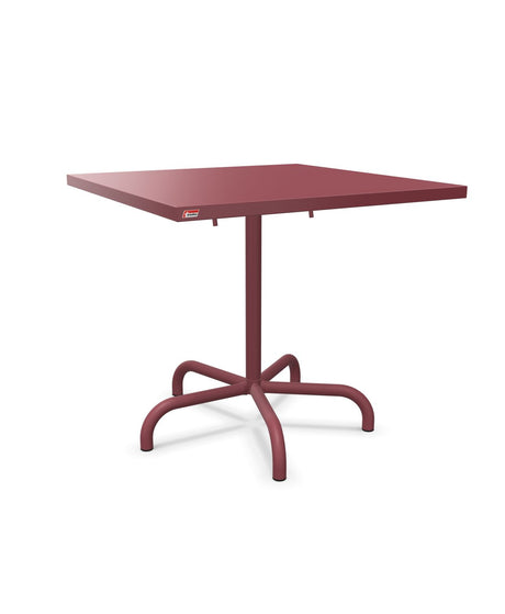 Schaffner Säntis Table repas rabattable 80x80cm Bordeaux 38 Bordeaux 38 