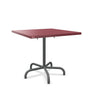 Schaffner Säntis Table repas rabattable 80x80cm Bordeaux 38 Graphite 73 