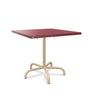 Schaffner Säntis Table repas rabattable 80x80cm Bordeaux 38 Marron Pastel 83 