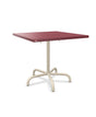 Schaffner Säntis Table repas rabattable 80x80cm Bordeaux 38 Sable Pastel 15 