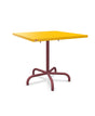 Schaffner Säntis Table repas rabattable 80x80cm Jaune 11 Bordeaux 38 