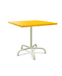 Schaffner Säntis Table repas rabattable 80x80cm Jaune 11 Vert Pastel 64 