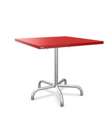 Schaffner Säntis Table repas rabattable 80x80cm Rouge 30 Galvanisé à chaud 02 