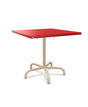 Schaffner Säntis Table repas rabattable 80x80cm Rouge 30 Marron Pastel 83 