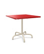 Schaffner Säntis Table repas rabattable 80x80cm Rouge 30 Sable Pastel 15 