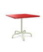Schaffner Säntis Table repas rabattable 80x80cm Rouge 30 Vert Pastel 64 