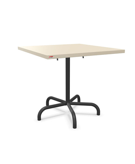 Schaffner Säntis Table repas rabattable 80x80cm Sable Pastel 15 Anthracite 77 