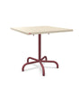 Schaffner Säntis Table repas rabattable 80x80cm Sable Pastel 15 Bordeaux 38 