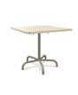 Schaffner Säntis Table repas rabattable 80x80cm Sable Pastel 15 Champagne 85 