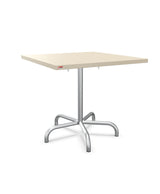 Schaffner Säntis Table repas rabattable 80x80cm Sable Pastel 15 Galvanisé à chaud 02 