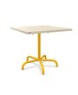 Schaffner Säntis Table repas rabattable 80x80cm Sable Pastel 15 Jaune 11 
