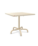 Schaffner Säntis Table repas rabattable 80x80cm Sable Pastel 15 Marron Pastel 83 