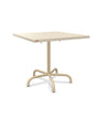 Schaffner Säntis Table repas rabattable 80x80cm Sable Pastel 15 Marron Pastel 83 