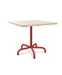 Schaffner Säntis Table repas rabattable 80x80cm Sable Pastel 15 Rouge 30 