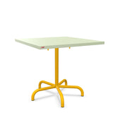 Schaffner Säntis Table repas rabattable 80x80cm Vert Pastel 64 Jaune 11 