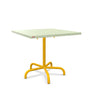 Schaffner Säntis Table repas rabattable 80x80cm Vert Pastel 64 Jaune 11 