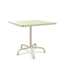 Schaffner Säntis Table repas rabattable 80x80cm Vert Pastel 64 Sable Pastel 15 
