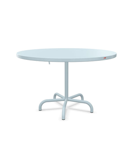 Schaffner Säntis Table repas rabattable Ø117cm Bleu Pastel 51 Bleu Pastel 51 