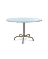 Schaffner Säntis Table repas rabattable Ø117cm Bleu Pastel 51 Champagne 85 