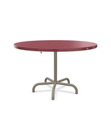 Schaffner Säntis Table repas rabattable Ø117cm Bordeaux 38 Champagne 85 