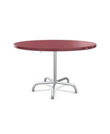 Schaffner Säntis Table repas rabattable Ø117cm Bordeaux 38 Galvanisé à chaud 02 