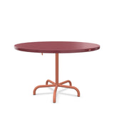 Schaffner Säntis Table repas rabattable Ø117cm Bordeaux 38 Terracotta 84 
