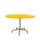 Schaffner Säntis Table repas rabattable Ø117cm Jaune 11 Champagne 85 