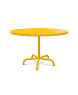 Schaffner Säntis Table repas rabattable Ø117cm Jaune 11 Jaune 11 